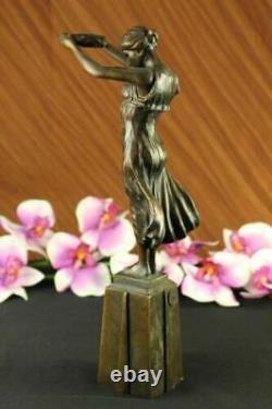Feet Nudes Woman Bronze Sculpture Art Deco Font Figurine Decor Home Sale