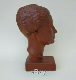 Female Bust By Claudius Linossier 1927 Art Deco Liberty