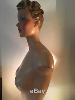 Female Bust Mannequin Siegel 30s Excellent Condition