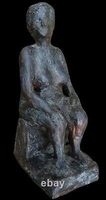 Female Nude Sculpture By Gérard Coze Terracotta Pau Nude Lady Naked Woman XX