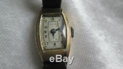 Former Wristwatch Art Deco Brand Solid Gold Flix