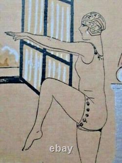G. Joumard Joujou The Physical Culture Of Women Elegant Stencil Art Deco