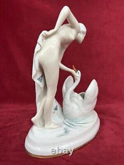 Galluba & And Hofmann Frau Lady Woman Women Art Deco Figure Figure Statu