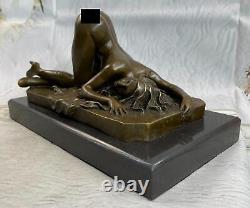 Great Erotic Nude Woman Bronze Sculpture Erotic Nude Art Deco Figurine