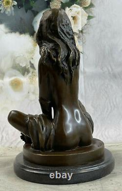 Great Erotic Nude Woman Bronze Sculpture Nude Figure Erotic Art Deco