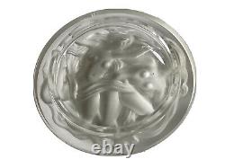 Heinrich Hoffmann Case Covered Glass Pressed-mouled Women Naiad Bacchantes