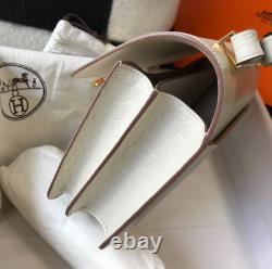 Hermes Mini Bag For Women Compact Constance White New Handbag