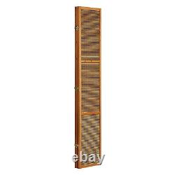 Interior Divider 4 Panel Bamboo Wood Room Divider Homestyle4u