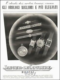 Jaeger Lecopter Uniplane Steel Watch Circa 1940 407 Art Deco Vintage