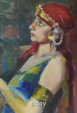 Josina Anna Knap Dutch Painter Amsterdam Woman Oil Painting Orientalist