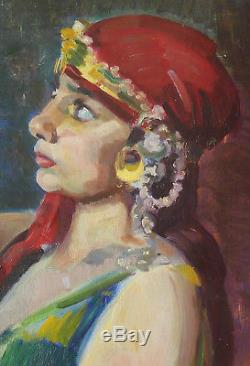Josina Anna Knap Dutch Painter Amsterdam Woman Oil Painting Orientalist