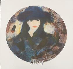 Juan Castilla - Woman in Black 1999 - Signed and Numbered Lithograph