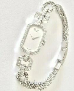 Ladies Watch Chopard Authentic Massif18k Gold, 54 Diamonds, Mechanics, Style Art Deco