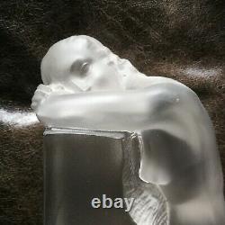 Lalique Greenhouse Pair Delivers Naked Woman Art Deco In Good Condition