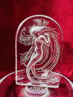 Lalique Women Lady Nude Erotic Art Deco Ring Holder Baguier