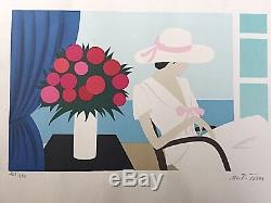 Maria-teresa Torres The Woman With A Hat- Lithography Signed 250ex-vintage1956