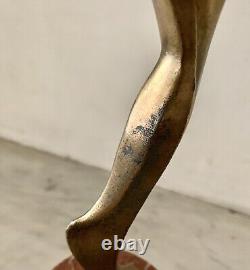 Modernist Lamp Sculpture Woman Art Nouveau Art Deco Vintage