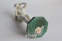 Naked woman porcelain Prof. Otto Poertzel Germany Art Deco (64274)