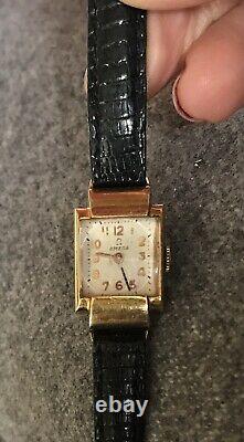 Nice Small Mechanical Omega Watch From Art Deco Collection With Original Box