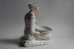 Nightlight Porcelain Perfume Burner Art Deco Woman (63243)