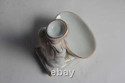 Nightlight Porcelain Perfume Burner Art Deco Woman (63243)