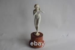 Nude Porcelain Woman Prof. Otto Poertzel Germany Art Deco (68573)