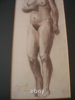 Nude Woman Drawing Study School Of Paris Around 1930