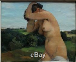 Nude Woman In A Landscape, Jean Joveneau (1888-)