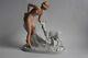 Nude Woman Fawn Porcelain Schaubach Art Germany Art Deco (62929)