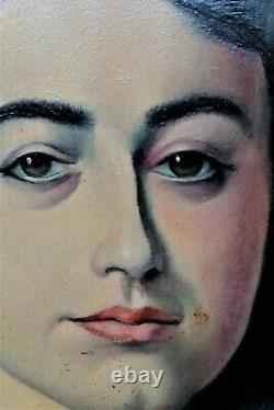 Oil-portrait-young Woman-aram Stephan-ecole Armenian-armenian-armenia-1956