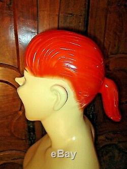 Old Bust Lingerie-pin Up-mannequin Naked Red-haired Woman Vintage 1950