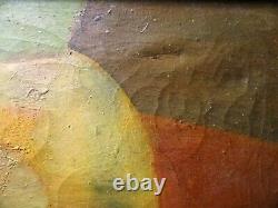 Old Painting Oil Woman Maternity Art Figurative Decoration