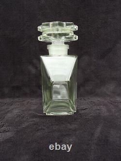 Old large perfume bottle Crêpe de Chine F. MILLOT Art Deco cork