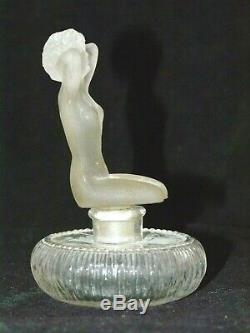 Perfume Bottle Marilyn -style Lalique Glass Woman