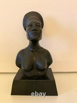 Rare Mangbetou Woman Sculpture Symbol Of The Black Cruise 1925 Citroen
