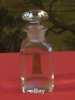 Rare, Old Art-deco Crystal Baccarat Bottle Fairy Orsay