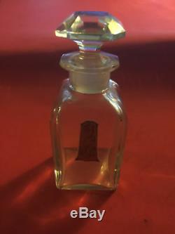 Rare, Old Art-deco Crystal Baccarat Bottle Fairy Orsay