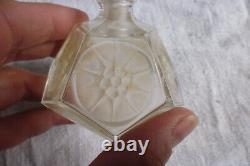 Rare Perfume Bottle Isabey My Only Friend Pressed Glass Art Deco