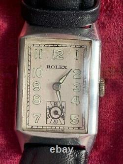 Rolex Vintage Watch, Art Deco Style, Circa 1930