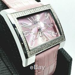Rose 1.5 Carat Jewelry Diamond Watch For Women. Natural