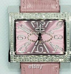 Rose 1.5 Carat Jewelry Diamond Watch For Women. Natural