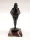 Sculpture Of A Mascot Character "auto Woman In Veil" Signed By Max Le Verrier Art Deco