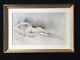 Sébastien Lempereur (1894-1987) Print Nude Reclining Woman Pin-up Style Domergue