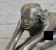 Signed Nude Woman Bronze Sculpture Figurine Erotic Art Nouveau Decor