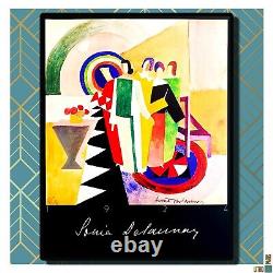 Sonia Delaunay/1986/Lithograph/Poster/Rare/Fashion/Woman/1924/Art Deco/Paris