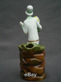 Statue Woman Porcelain Art Deco Fasold Stauch Vintage Figurine Sculpture