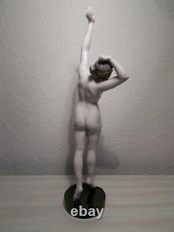 Statuette Art Deco Dressel - Kister Porcelain Sculpture Half Doll
