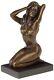 Statuette Of A Nude Woman In Ancient/art Deco Bronze Style