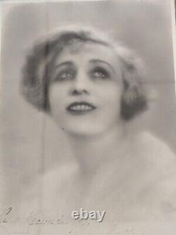 Studio G. L Manuel brothers large signed Art Deco photo portrait woman 1930