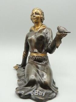 Superb Element Of Elegant Woman Sculpture Grand Not In The Art Deco To See